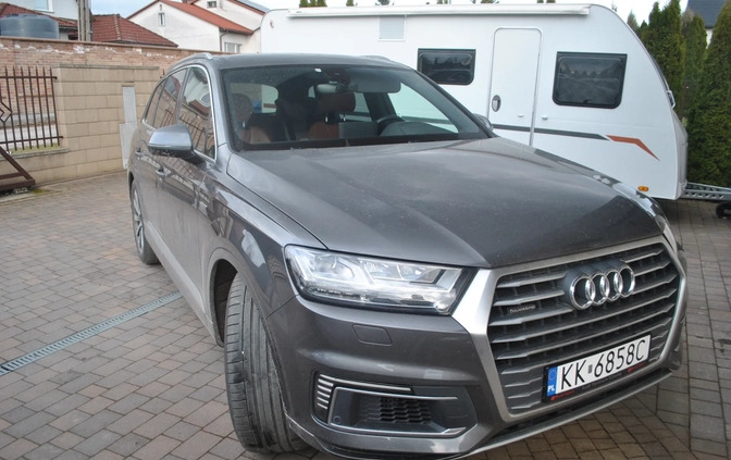 Audi Q7 cena 198900 przebieg: 117500, rok produkcji 2018 z Kraków małe 92